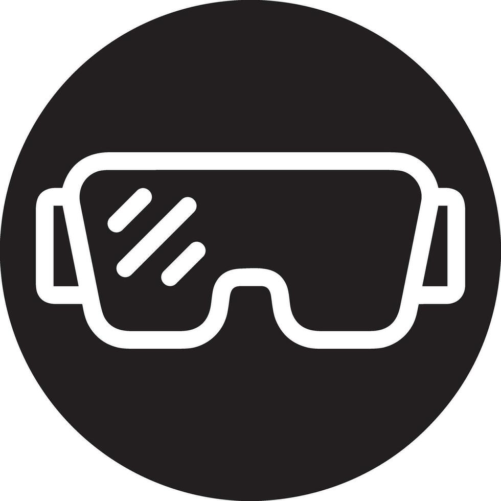 Brille optisch Symbol Symbol Bild Vektor. Illustration von Sonnenbrille Schutz Sehvermögen Grafik Design Bild vektor