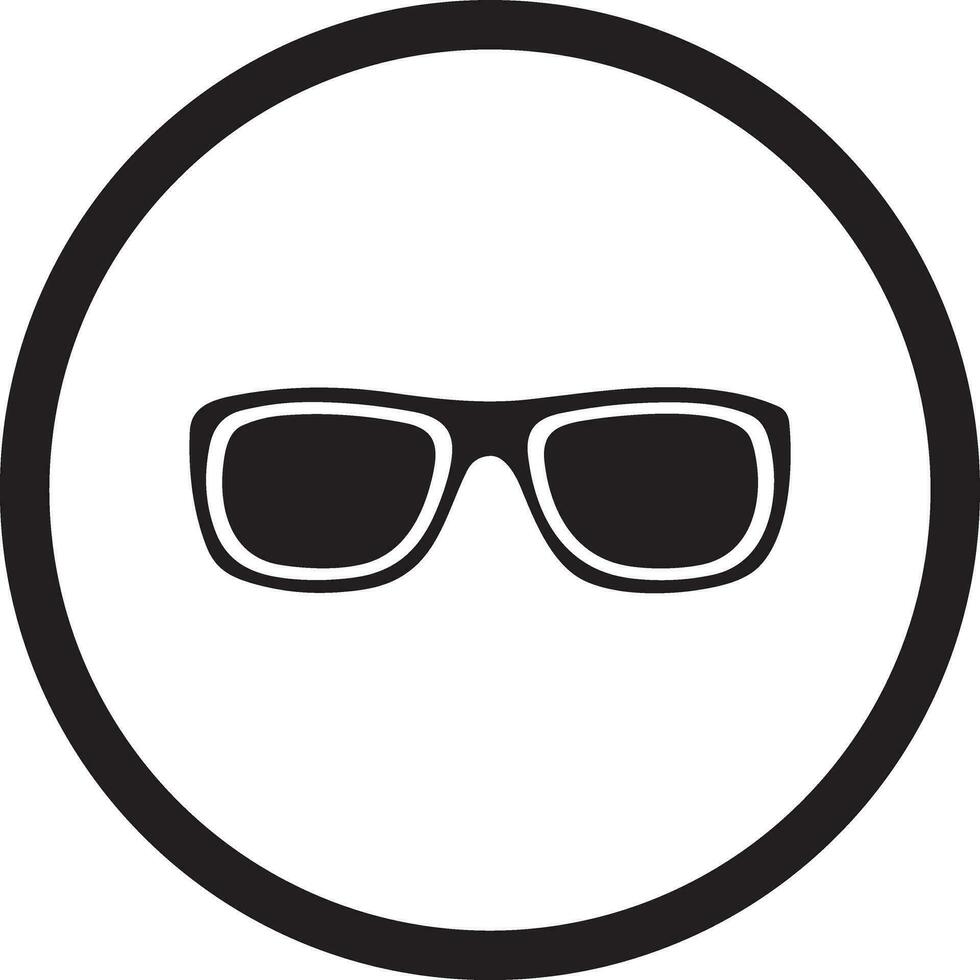 Brille optisch Symbol Symbol Bild Vektor. Illustration von Sonnenbrille Schutz Sehvermögen Grafik Design Bild vektor