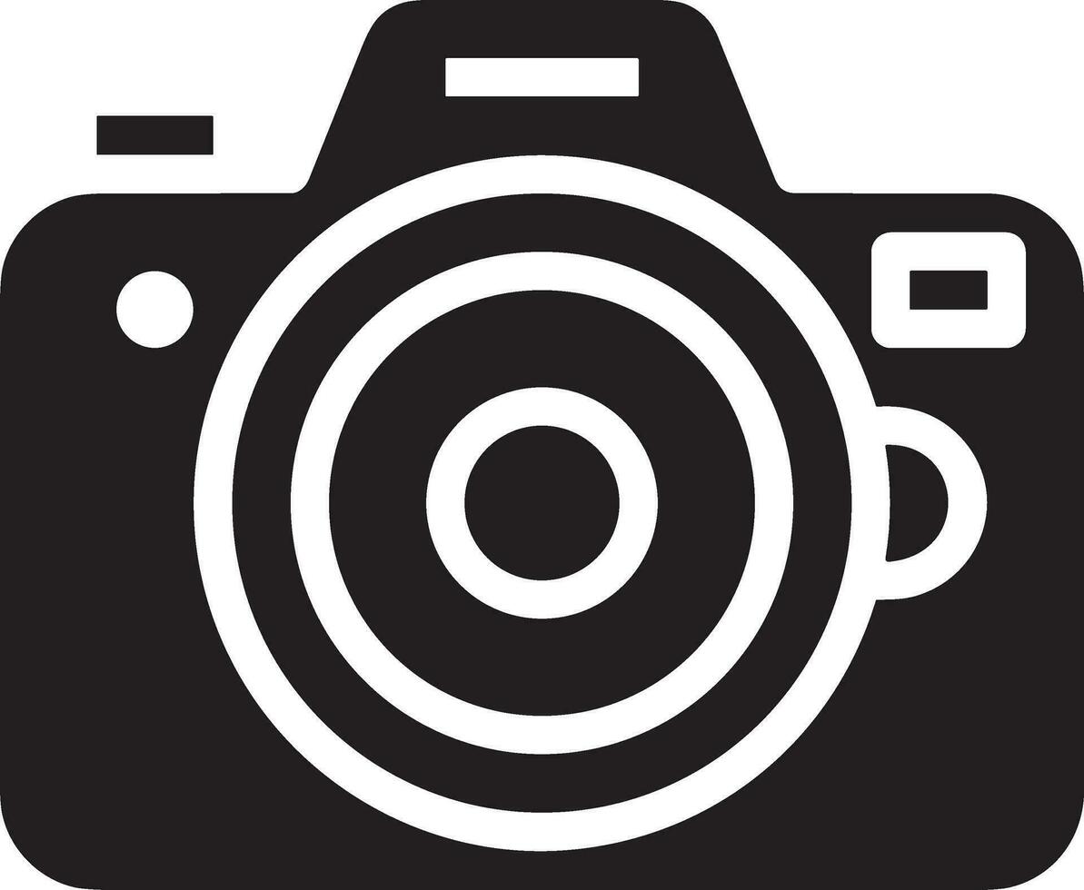 Kamera Fotografie Symbol Symbol Vektor Bild. Illustration von Multimedia fotografisch Linse Grafik Design Bild