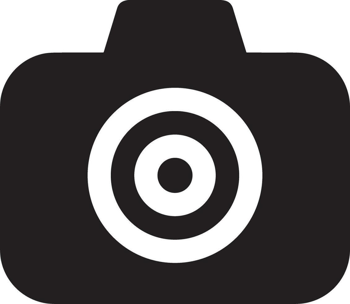 Kamera Fotografie Symbol Symbol Vektor Bild. Illustration von Multimedia fotografisch Linse Grafik Design Bild