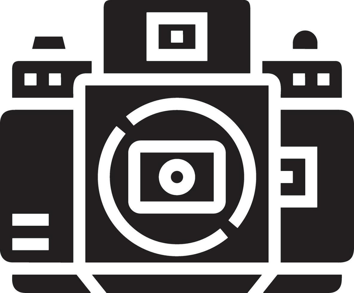 Kamera Fotografie Symbol Symbol Vektor Bild. Illustration von Multimedia fotografisch Linse Grafik Design Bild