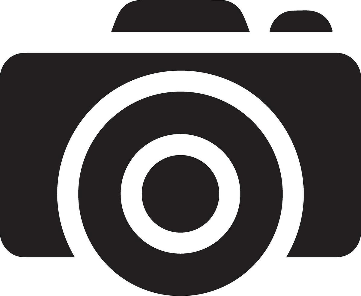 kamera fotografi ikon symbol vektor bild. illustration av multimedia fotografisk lins grafisk design bild