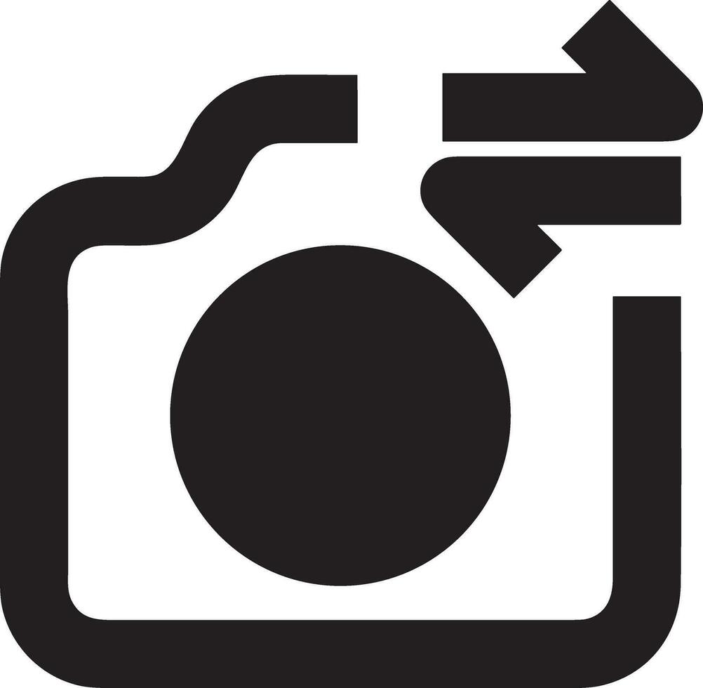 Kamera Fotografie Symbol Symbol Vektor Bild. Illustration von Multimedia fotografisch Linse Grafik Design Bild