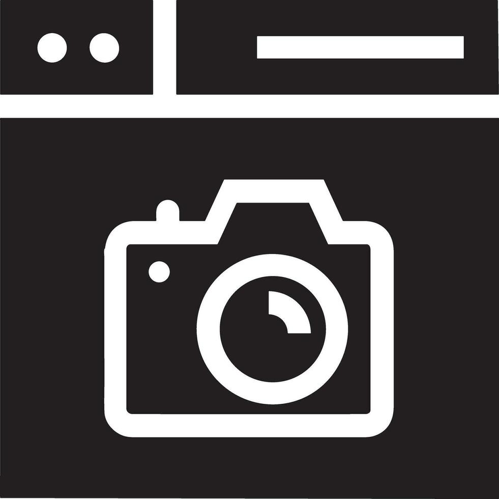 kamera fotografi ikon symbol vektor bild. illustration av multimedia fotografisk lins grafisk design bild