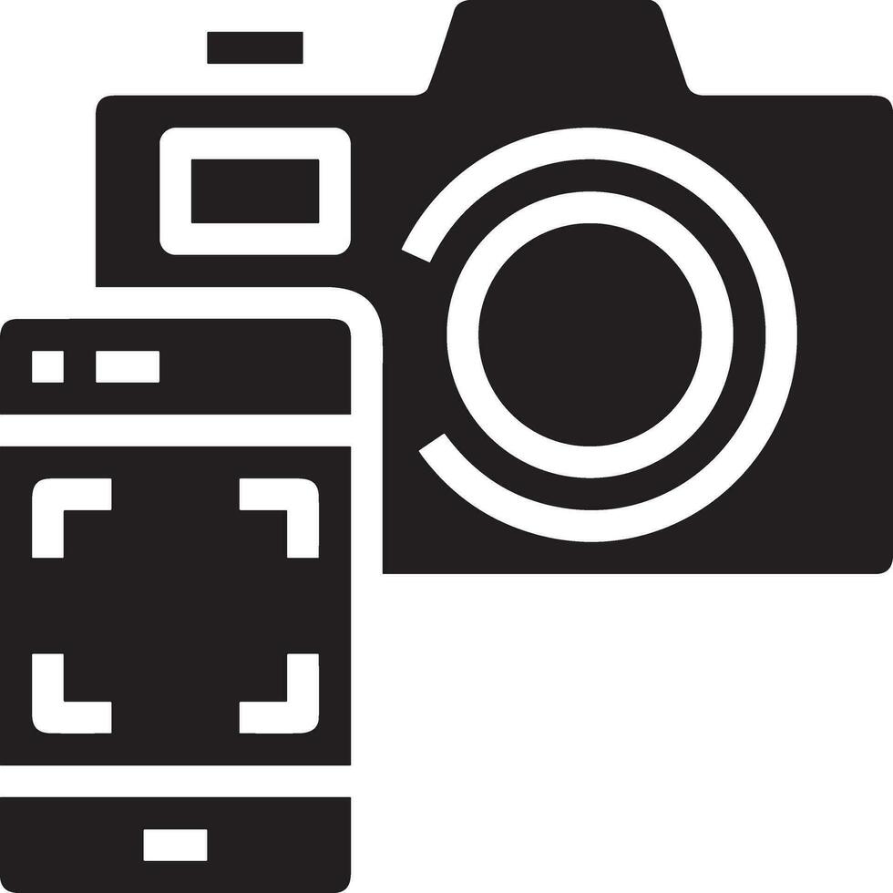 kamera fotografi ikon symbol vektor bild. illustration av multimedia fotografisk lins grafisk design bild