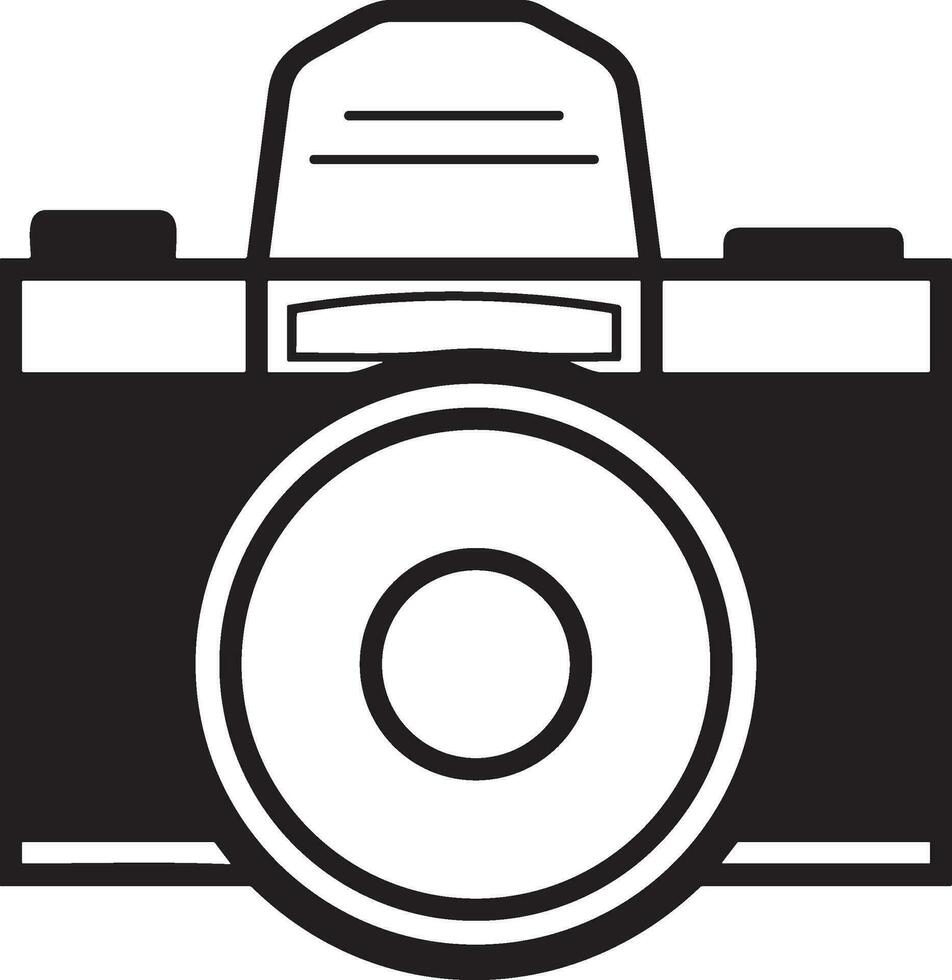 kamera fotografi ikon symbol vektor bild. illustration av multimedia fotografisk lins grafisk design bild