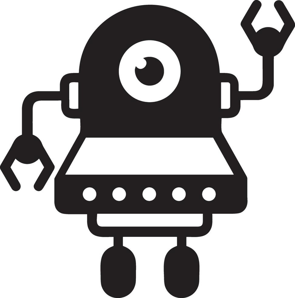 künstlich Intelligenz Symbol Symbol Vektor Bild. Illustration von das Gehirn Roboter Lernen Mensch Clever Algorithmus Design Bild.