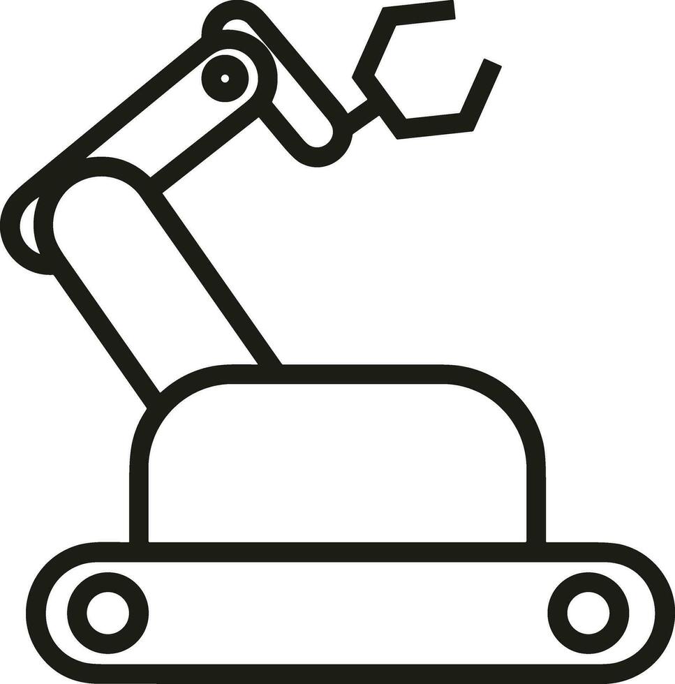 künstlich Intelligenz Symbol Symbol Vektor Bild. Illustration von das Gehirn Roboter Lernen Mensch Clever Algorithmus Design Bild.