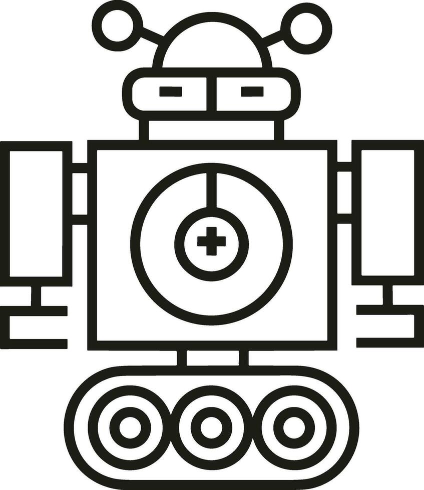 artificiell intelligens ikon symbol vektor bild. illustration av de hjärna robot inlärning mänsklig smart algoritm design bild.