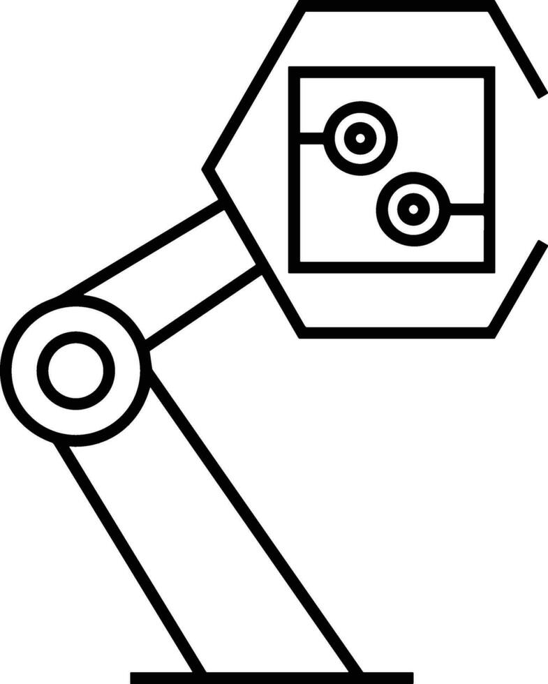 künstlich Intelligenz Symbol Symbol Vektor Bild. Illustration von das Gehirn Roboter Lernen Mensch Clever Algorithmus Design Bild.