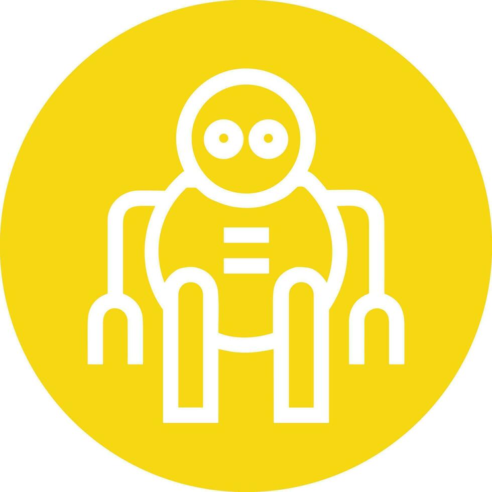 artificiell intelligens ikon symbol vektor bild. illustration av de hjärna robot inlärning mänsklig smart algoritm design bild.