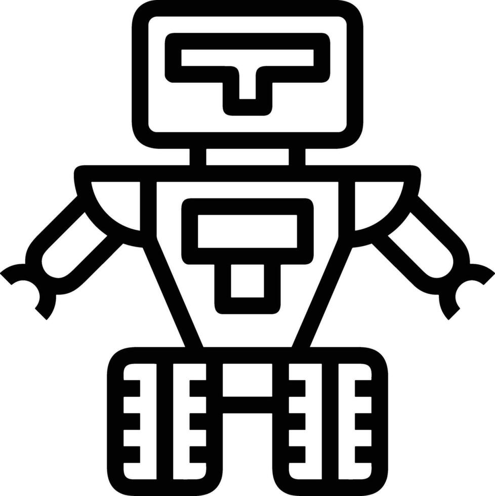 artificiell intelligens ikon symbol vektor bild. illustration av de hjärna robot inlärning mänsklig smart algoritm design bild.