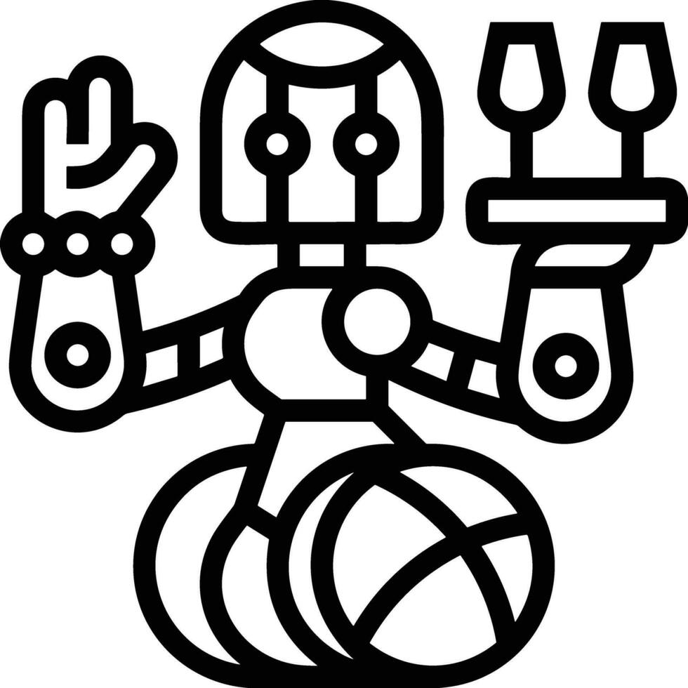 artificiell intelligens ikon symbol vektor bild. illustration av de hjärna robot inlärning mänsklig smart algoritm design bild.