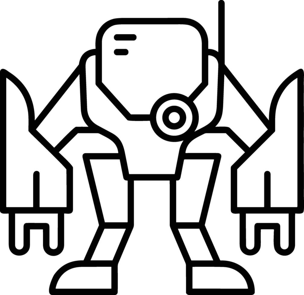 künstlich Intelligenz Symbol Symbol Vektor Bild. Illustration von das Gehirn Roboter Lernen Mensch Clever Algorithmus Design Bild.