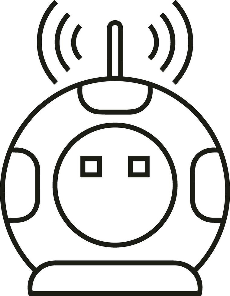 artificiell intelligens ikon symbol vektor bild. illustration av de hjärna robot inlärning mänsklig smart algoritm design bild.