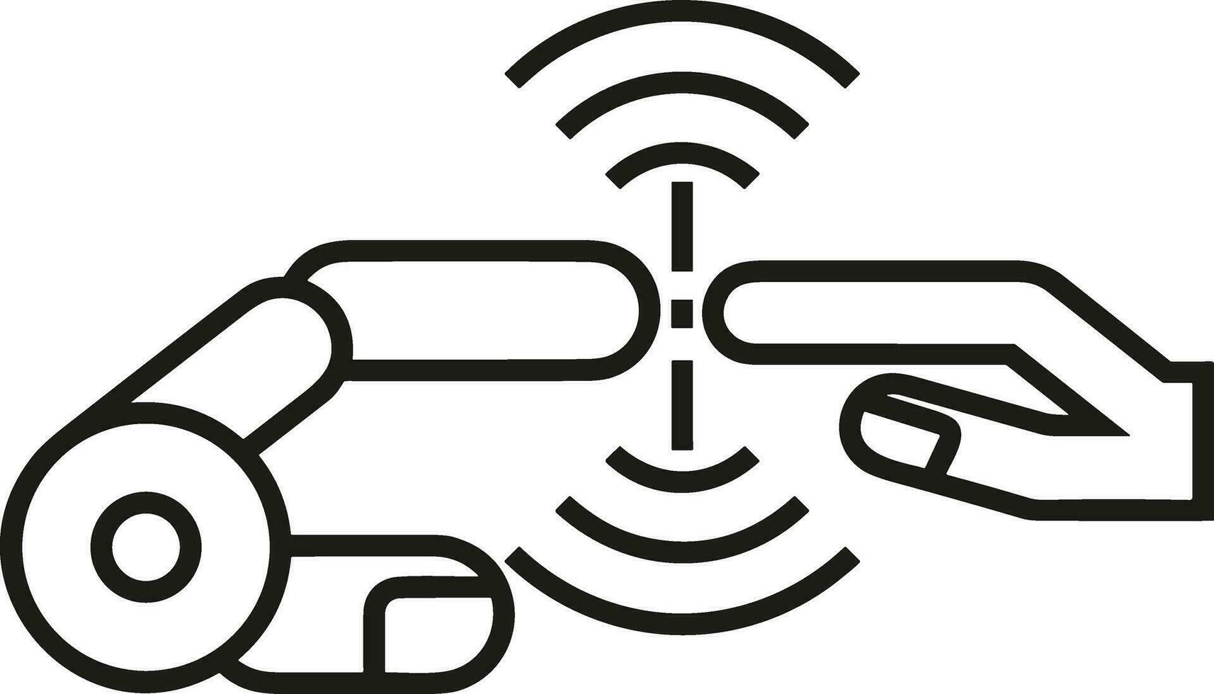 künstlich Intelligenz Symbol Symbol Vektor Bild. Illustration von das Gehirn Roboter Lernen Mensch Clever Algorithmus Design Bild.