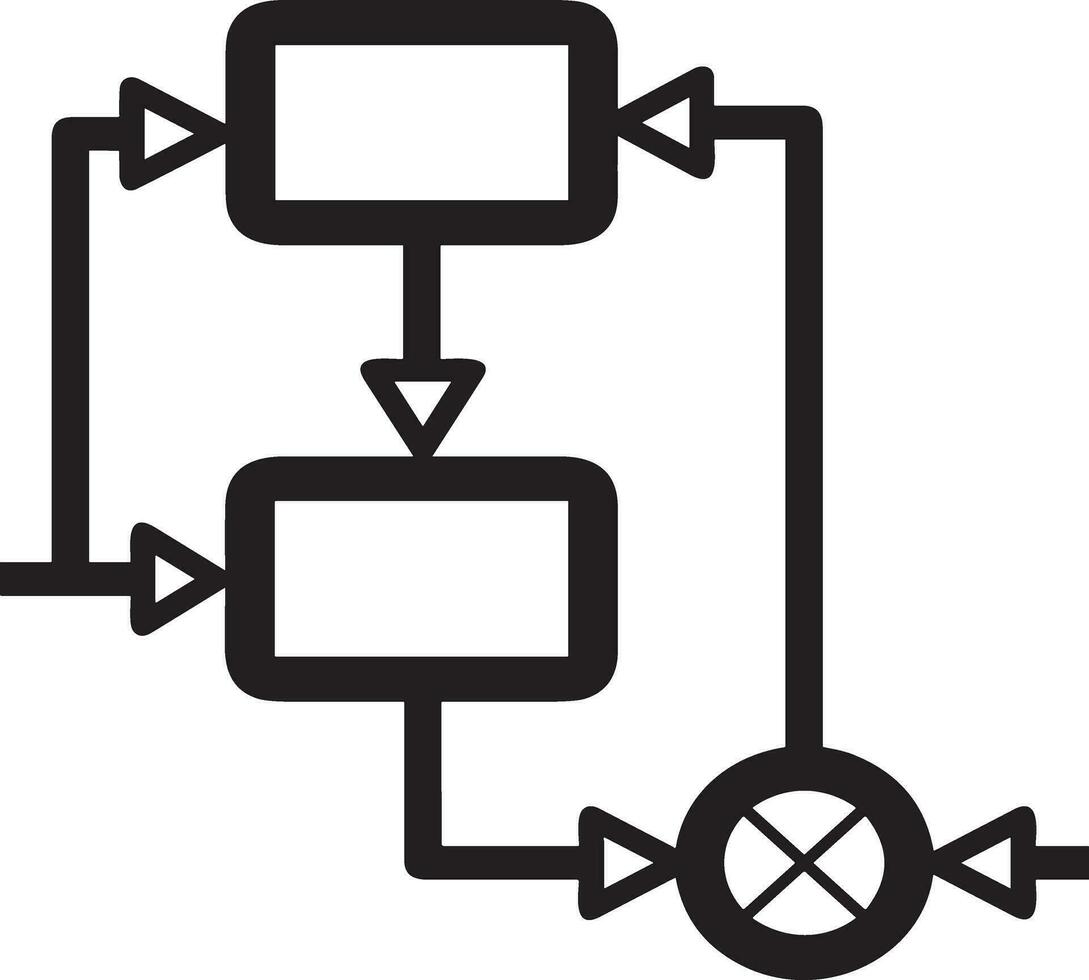 artificiell intelligens ikon symbol vektor bild. illustration av de hjärna robot inlärning mänsklig smart algoritm design bild.