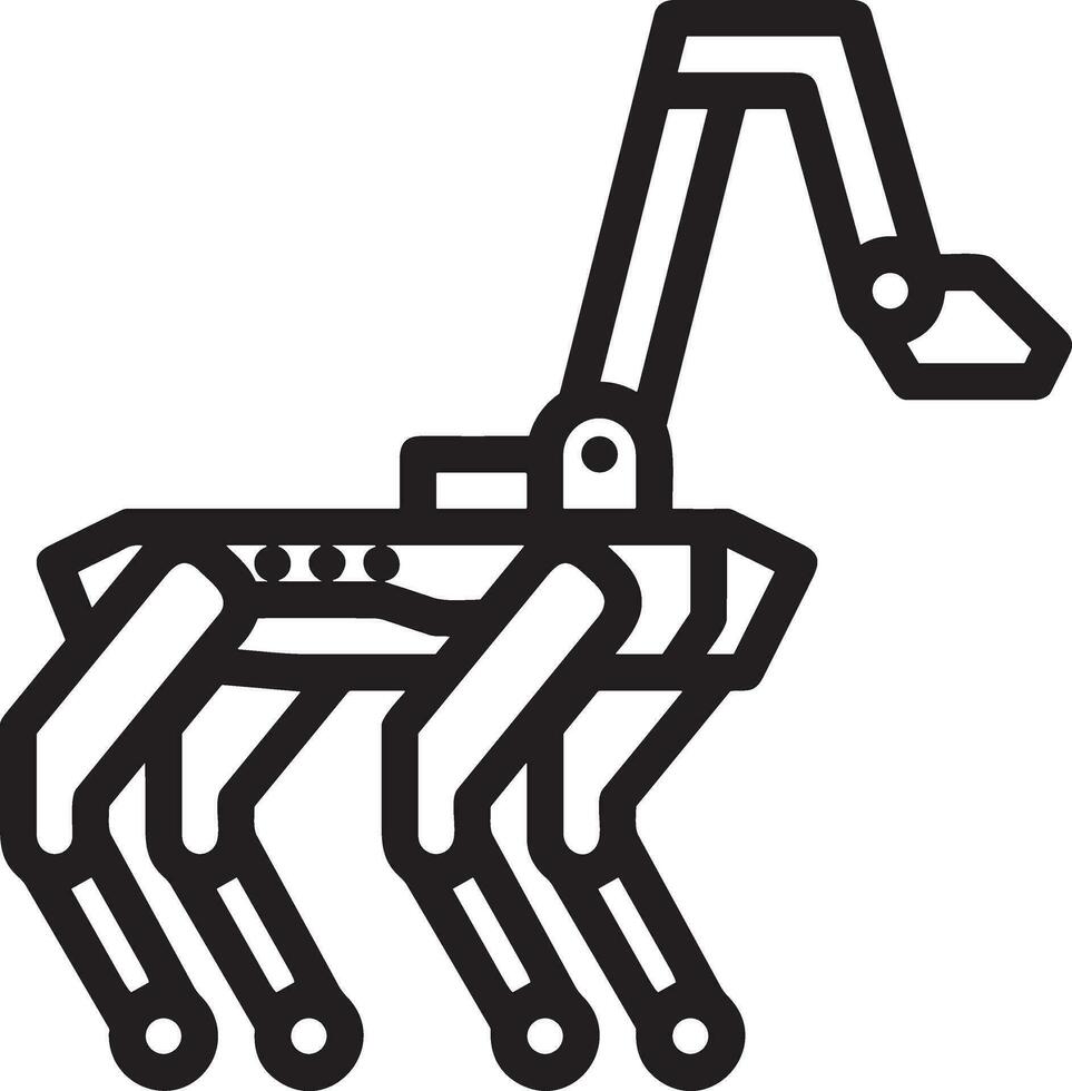 künstlich Intelligenz Symbol Symbol Vektor Bild. Illustration von das Gehirn Roboter Lernen Mensch Clever Algorithmus Design Bild.