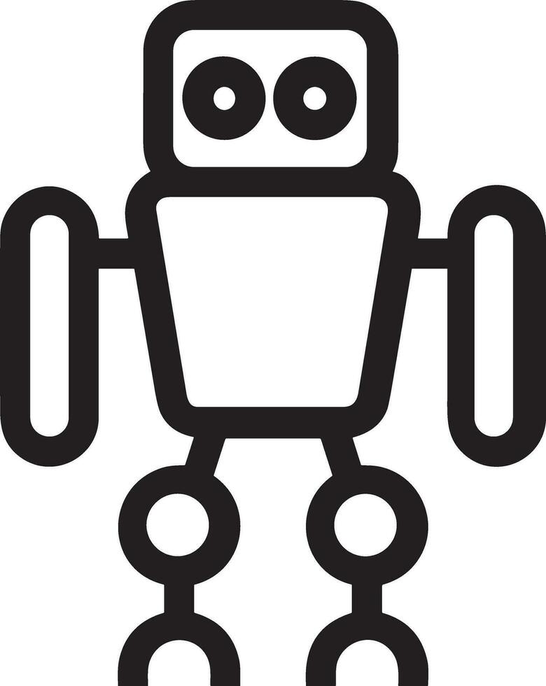 künstlich Intelligenz Symbol Symbol Vektor Bild. Illustration von das Gehirn Roboter Lernen Mensch Clever Algorithmus Design Bild.