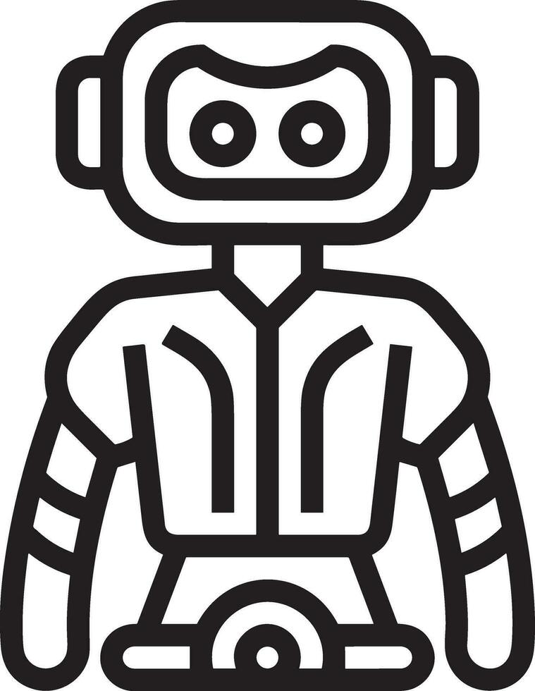 artificiell intelligens ikon symbol vektor bild. illustration av de hjärna robot inlärning mänsklig smart algoritm design bild.