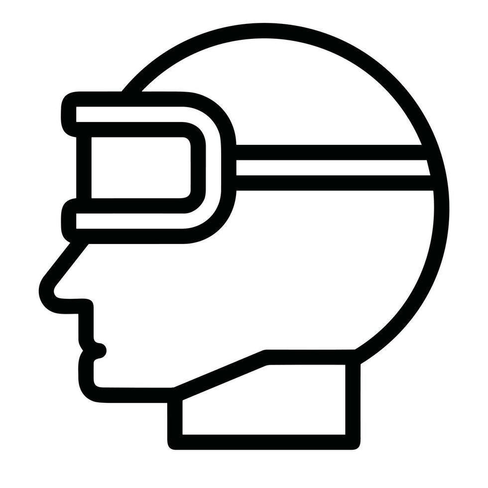 artificiell intelligens ikon symbol vektor bild. illustration av de hjärna robot inlärning mänsklig smart algoritm design bild.