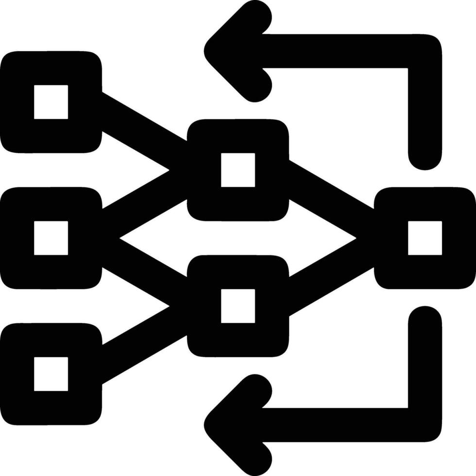 künstlich Intelligenz Symbol Symbol Vektor Bild. Illustration von das Gehirn Roboter Lernen Mensch Clever Algorithmus Design Bild.