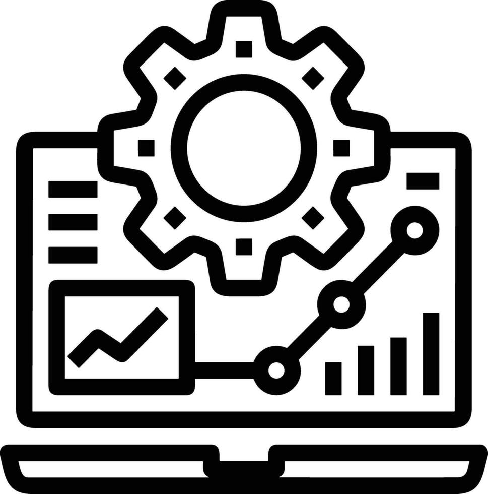 künstlich Intelligenz Symbol Symbol Vektor Bild. Illustration von das Gehirn Roboter Lernen Mensch Clever Algorithmus Design Bild.