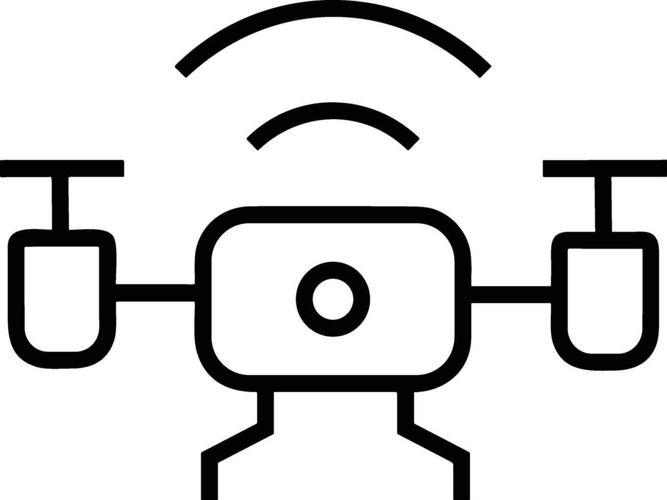 artificiell intelligens ikon symbol vektor bild. illustration av de hjärna robot inlärning mänsklig smart algoritm design bild.