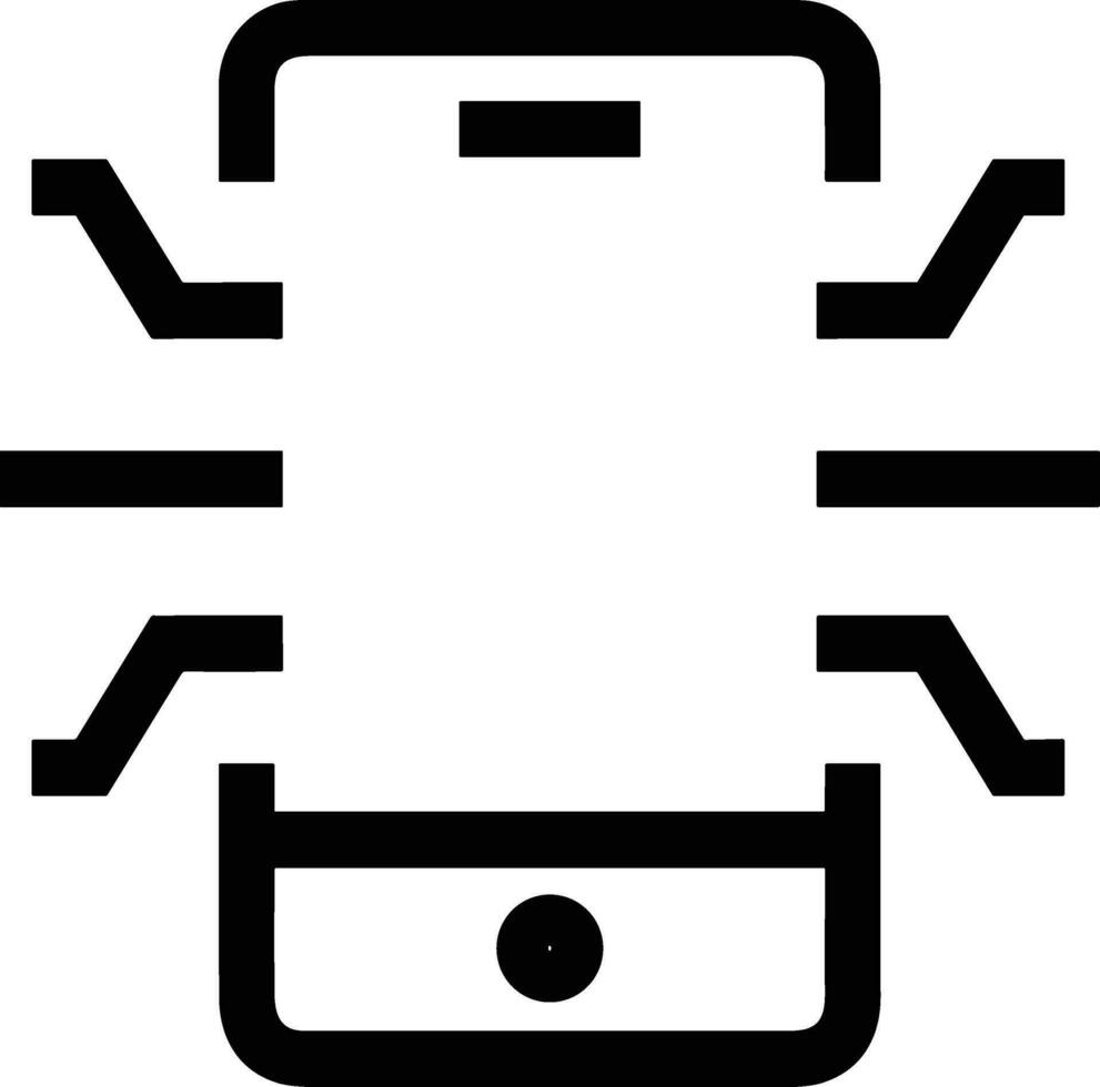 artificiell intelligens ikon symbol vektor bild. illustration av de hjärna robot inlärning mänsklig smart algoritm design bild.