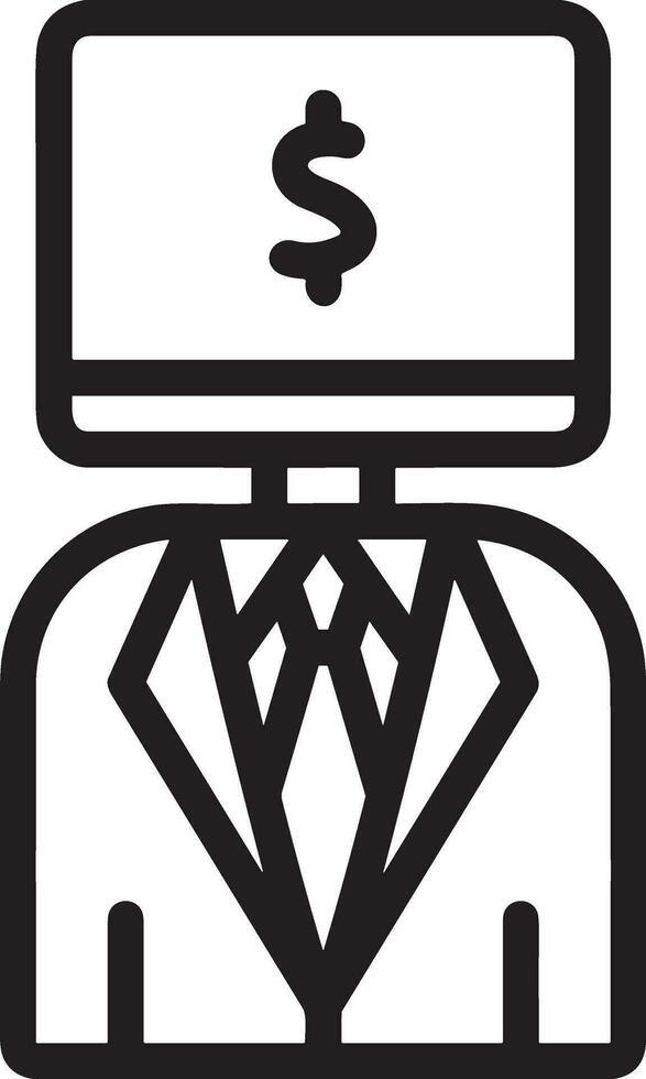 künstlich Intelligenz Symbol Symbol Vektor Bild. Illustration von das Gehirn Roboter Lernen Mensch Clever Algorithmus Design Bild.