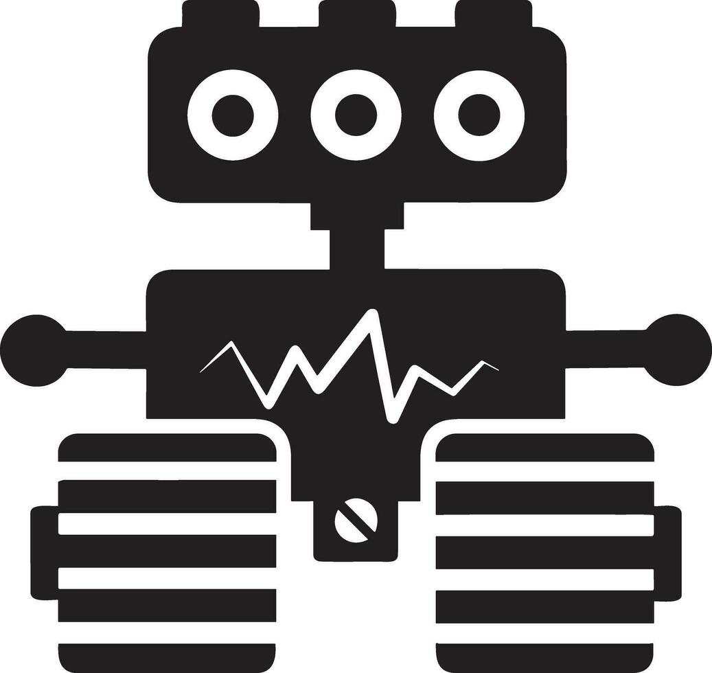 künstlich Intelligenz Symbol Symbol Vektor Bild. Illustration von das Gehirn Roboter Lernen Mensch Clever Algorithmus Design Bild.