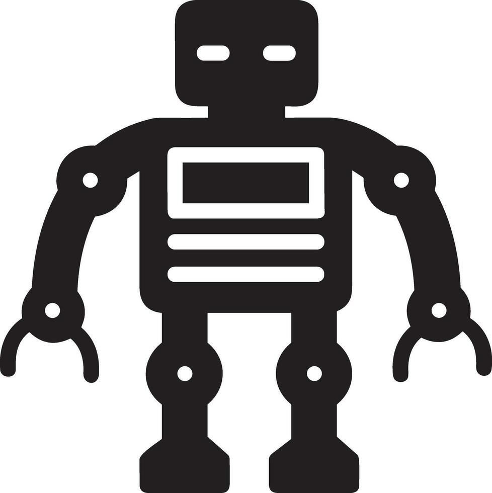 künstlich Intelligenz Symbol Symbol Vektor Bild. Illustration von das Gehirn Roboter Lernen Mensch Clever Algorithmus Design Bild.