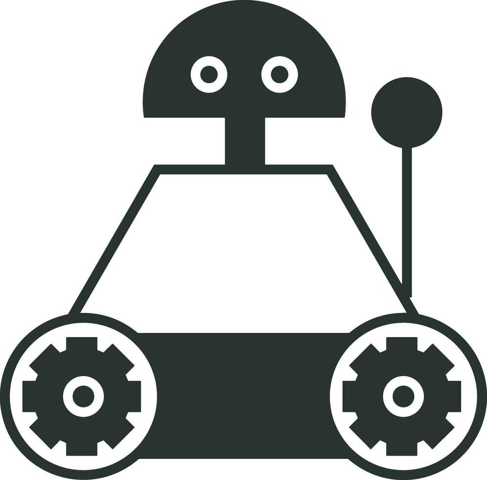 künstlich Intelligenz Symbol Symbol Vektor Bild. Illustration von das Gehirn Roboter Lernen Mensch Clever Algorithmus Design Bild.