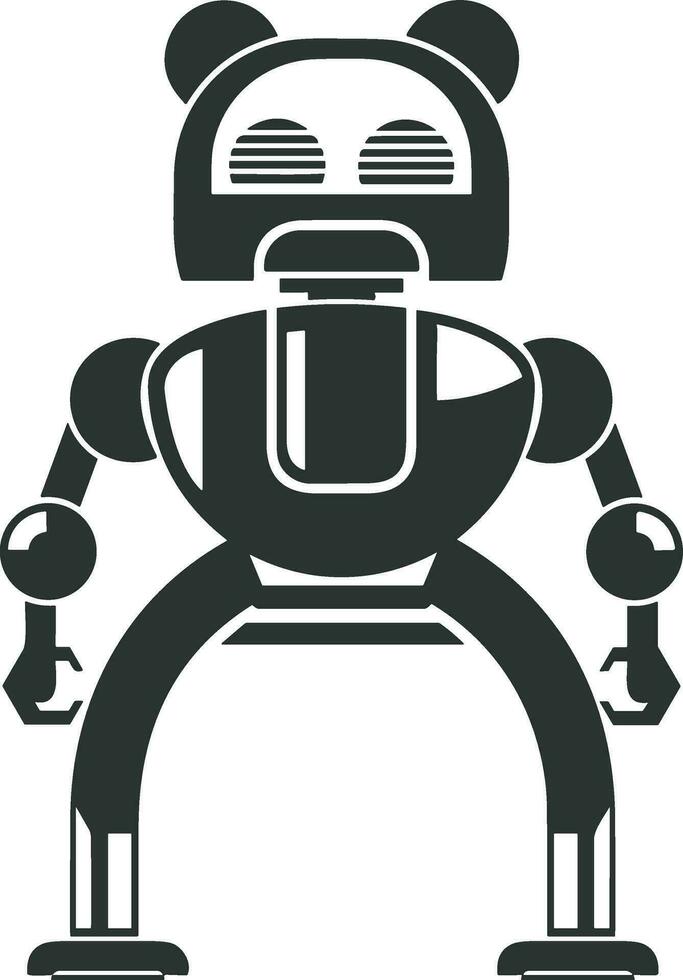 künstlich Intelligenz Symbol Symbol Vektor Bild. Illustration von das Gehirn Roboter Lernen Mensch Clever Algorithmus Design Bild.