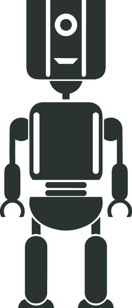 artificiell intelligens ikon symbol vektor bild. illustration av de hjärna robot inlärning mänsklig smart algoritm design bild.