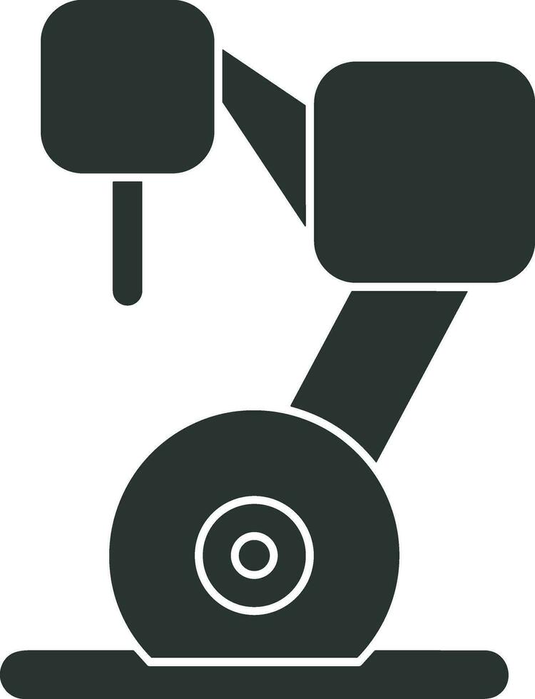 artificiell intelligens ikon symbol vektor bild. illustration av de hjärna robot inlärning mänsklig smart algoritm design bild.