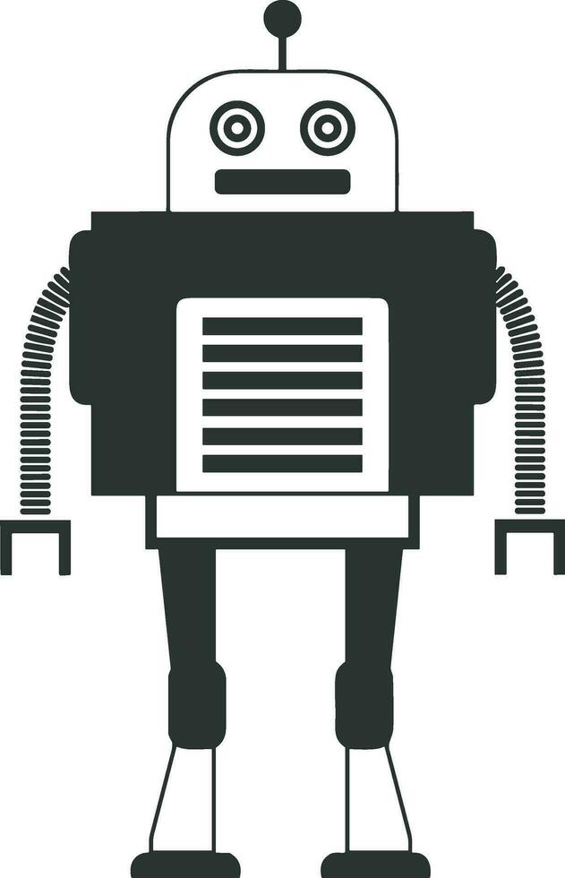 künstlich Intelligenz Symbol Symbol Vektor Bild. Illustration von das Gehirn Roboter Lernen Mensch Clever Algorithmus Design Bild.