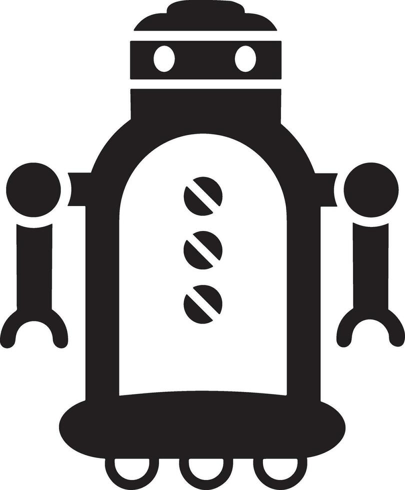 künstlich Intelligenz Symbol Symbol Vektor Bild. Illustration von das Gehirn Roboter Lernen Mensch Clever Algorithmus Design Bild.