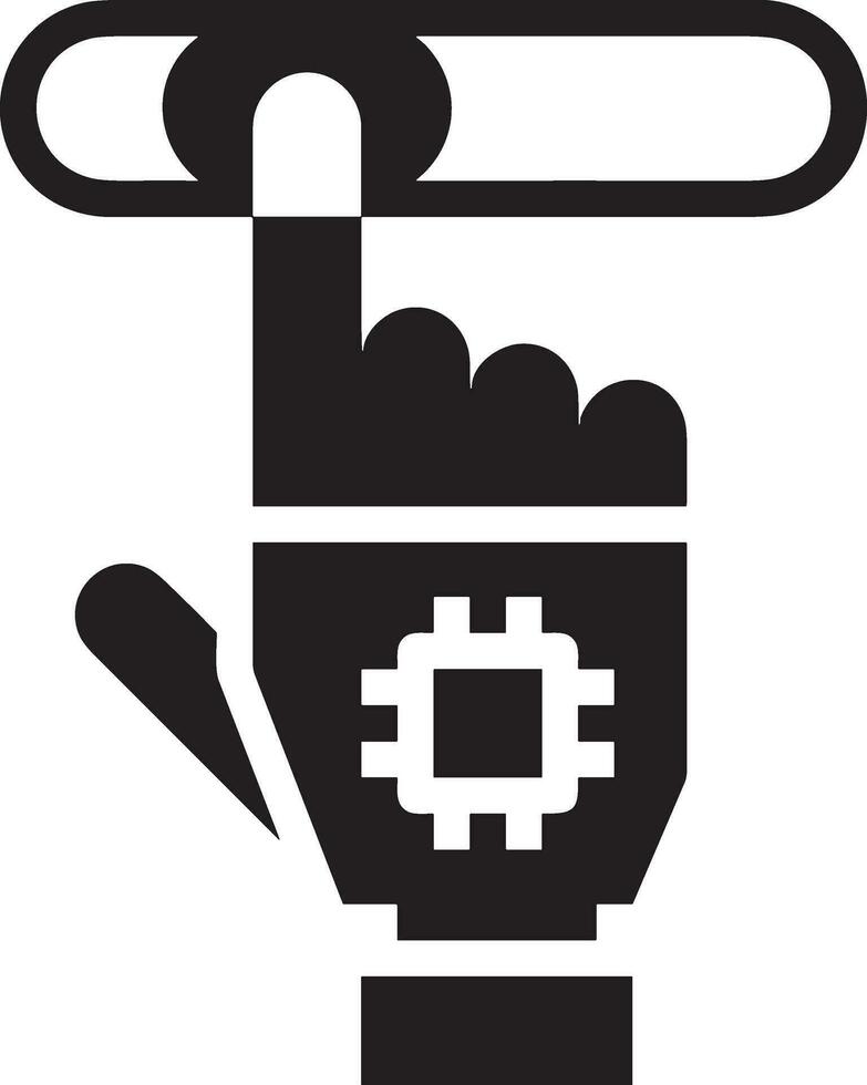 künstlich Intelligenz Symbol Symbol Vektor Bild. Illustration von das Gehirn Roboter Lernen Mensch Clever Algorithmus Design Bild.