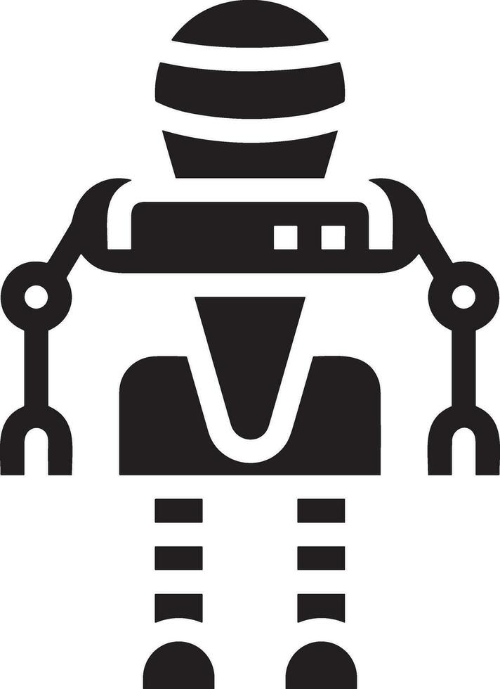 künstlich Intelligenz Symbol Symbol Vektor Bild. Illustration von das Gehirn Roboter Lernen Mensch Clever Algorithmus Design Bild.