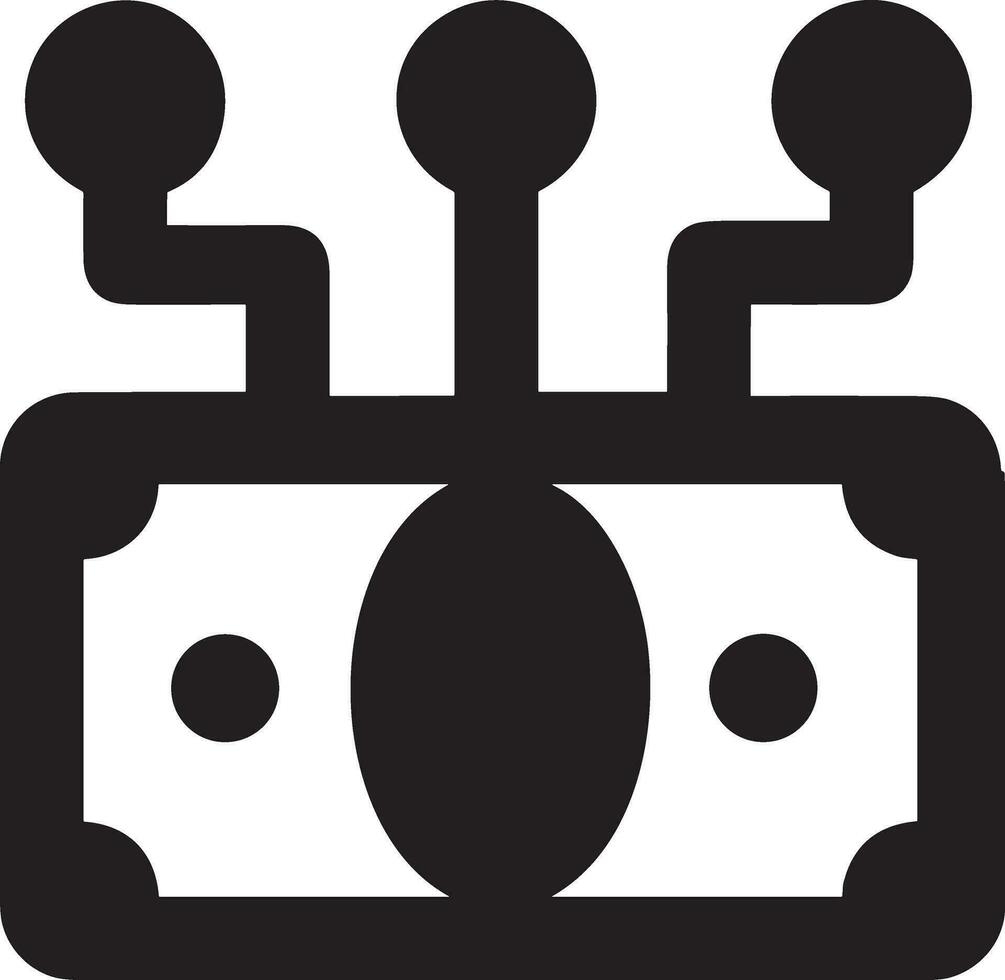 künstlich Intelligenz Symbol Symbol Vektor Bild. Illustration von das Gehirn Roboter Lernen Mensch Clever Algorithmus Design Bild.