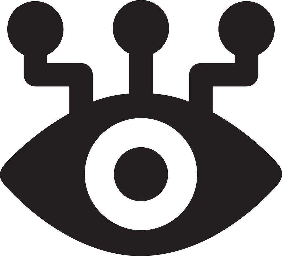 künstlich Intelligenz Symbol Symbol Vektor Bild. Illustration von das Gehirn Roboter Lernen Mensch Clever Algorithmus Design Bild.