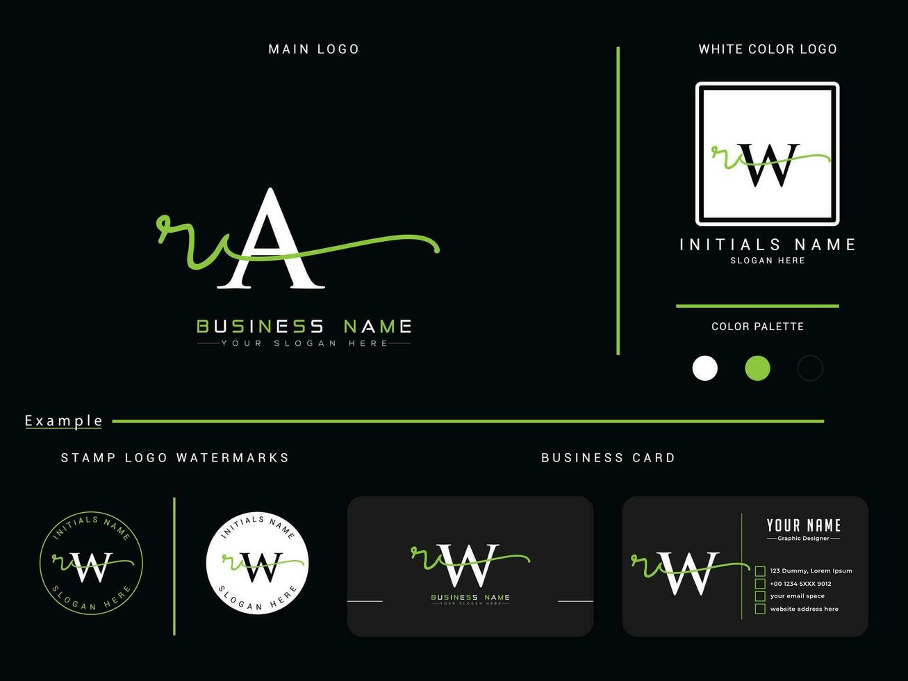 Luxus ra Logo Symbol Vektor, minimalistisch ra Unterschrift bekleidung Logo Brief und branding Design vektor