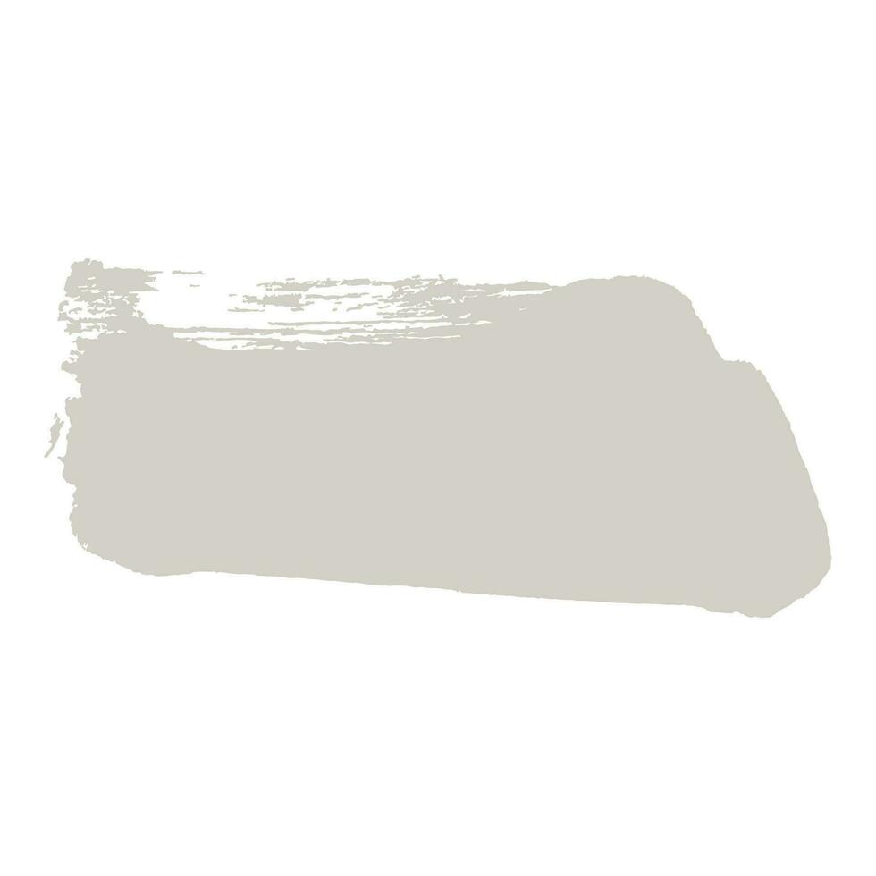 grå bläck måla borsta stroke vektor