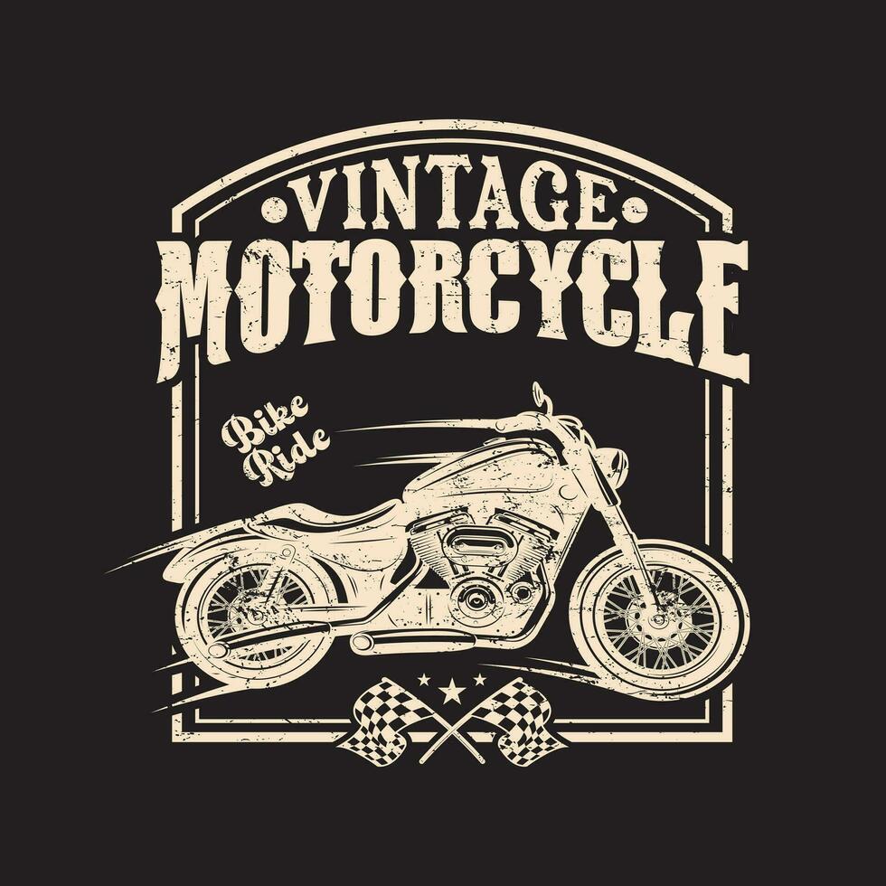 Motorrad Jahrgang Biker t Hemd Design, Grafik Motorrad t Shirt, Männer retro t Shirt, unisex T-Shirt, Kalifornien T-Shirt, Biker T-Shirt vektor