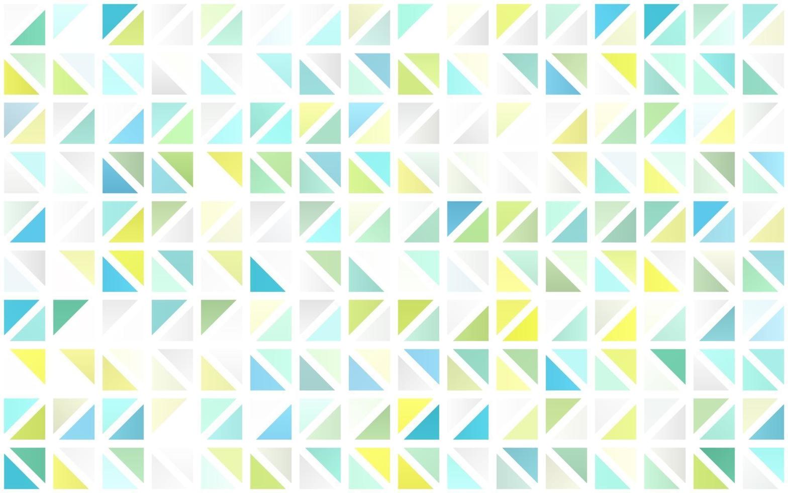 ljusgrön, gul vektor sömlösa mönster i polygonal stil.