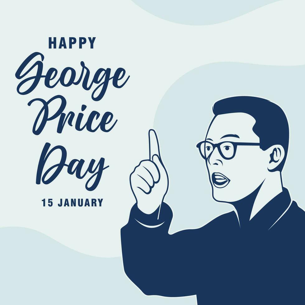 glücklich George Preis Tag. das Tag von belize George Preis Illustration Vektor Hintergrund. Vektor eps 10