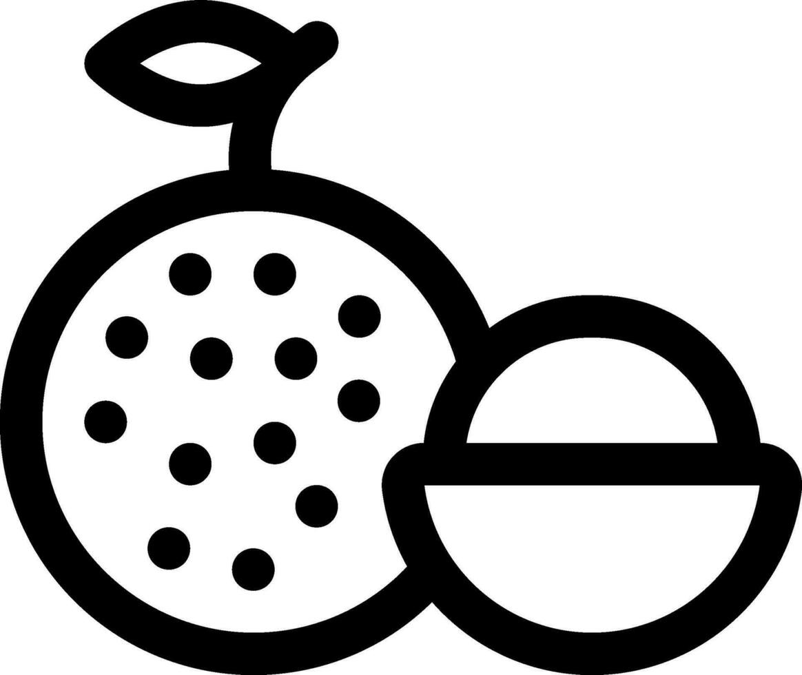 diese Symbol oder Logo ist Früchte Symbol oder gesund Essen usw und können Sein benutzt zum Netz, Anwendung und Logo Design vektor