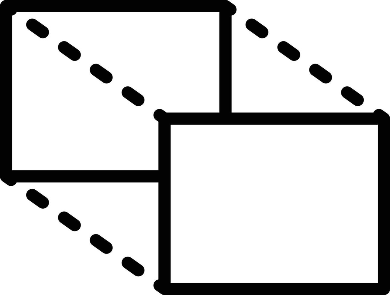 Liniensymbol für Proportionen vektor