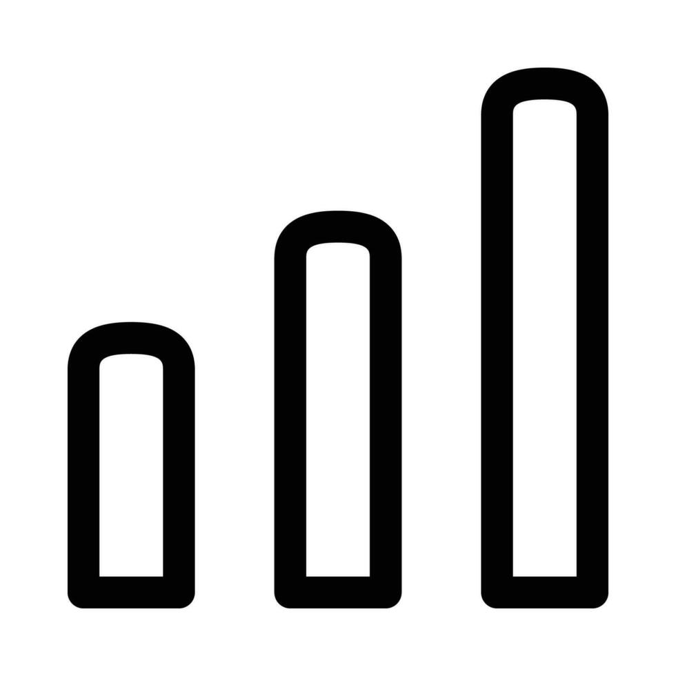Signal Vektor Symbol auf Weiß Hintergrund